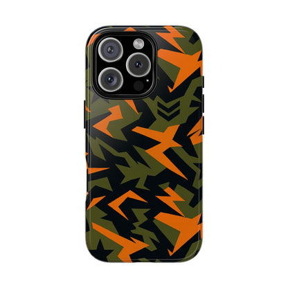 Military Camouflage 3D Wrap Protective Phone Case for Bold Expression and Unique Style Compatible with iPhone 13, 14, 15 & 16 – All Models Including Pro, Pro Max & Plus