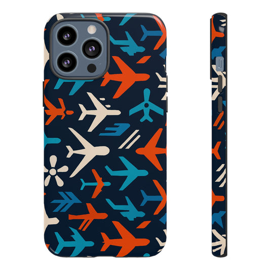 Vibrant Aviation Themed Protective Phone Case with 3D Wrap Design – Unique Style and Durable Protection – Compatible with iPhone 13, 14, 15 & 16 – All Models Including Pro, Pro Max & Plus
