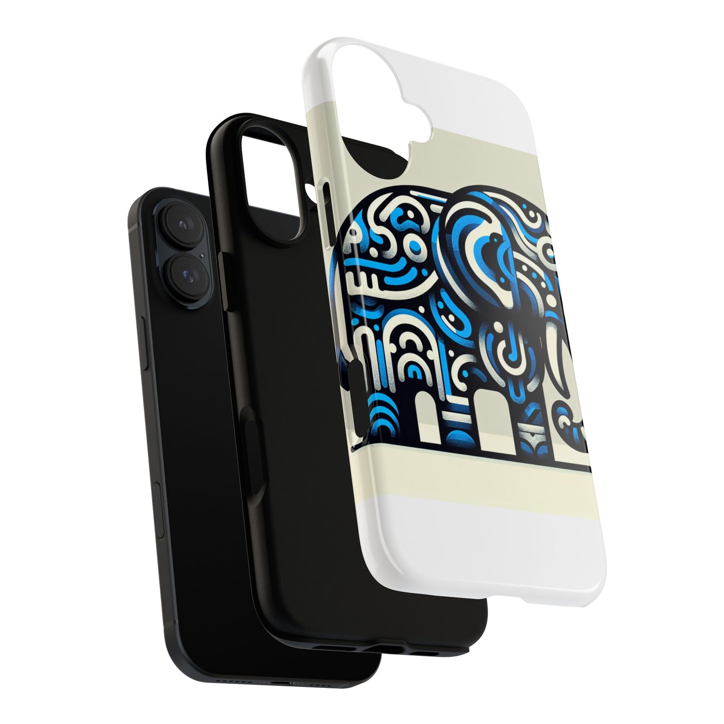 vibrant 3d elephant design protective phone case for stylish protection compatible with iphone 13, 14, 15 & 16 – all models including pro, pro max & plus