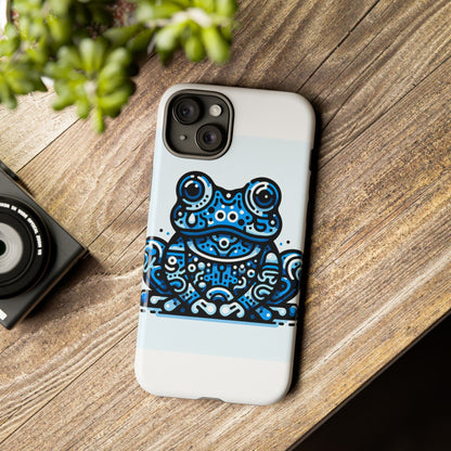 Vibrant 3D Blue Animal Print Protective Phone Case for Bold Individuals – Stylish Protection Compatible with iPhone 13, 14, 15 & 16 – All Models Including Pro, Pro Max & Plus