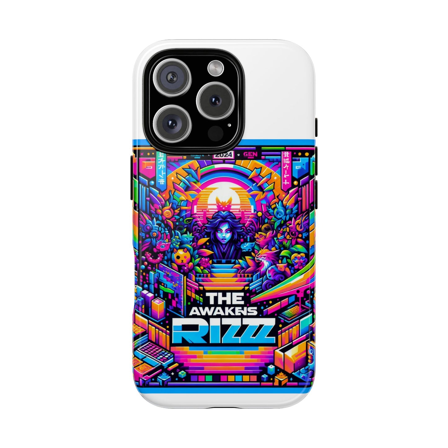 the rizz awakens 3d wrap protective phone case for anime and comic lovers