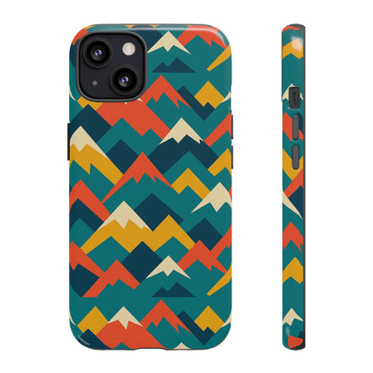 Vibrant Mountain Pattern 3D Wrap Protective Phone Case Stylish Accessory for Men and Women Compatible with iPhone 13, 14, 15 & 16 – All Models Including Pro, Pro Max & Plus