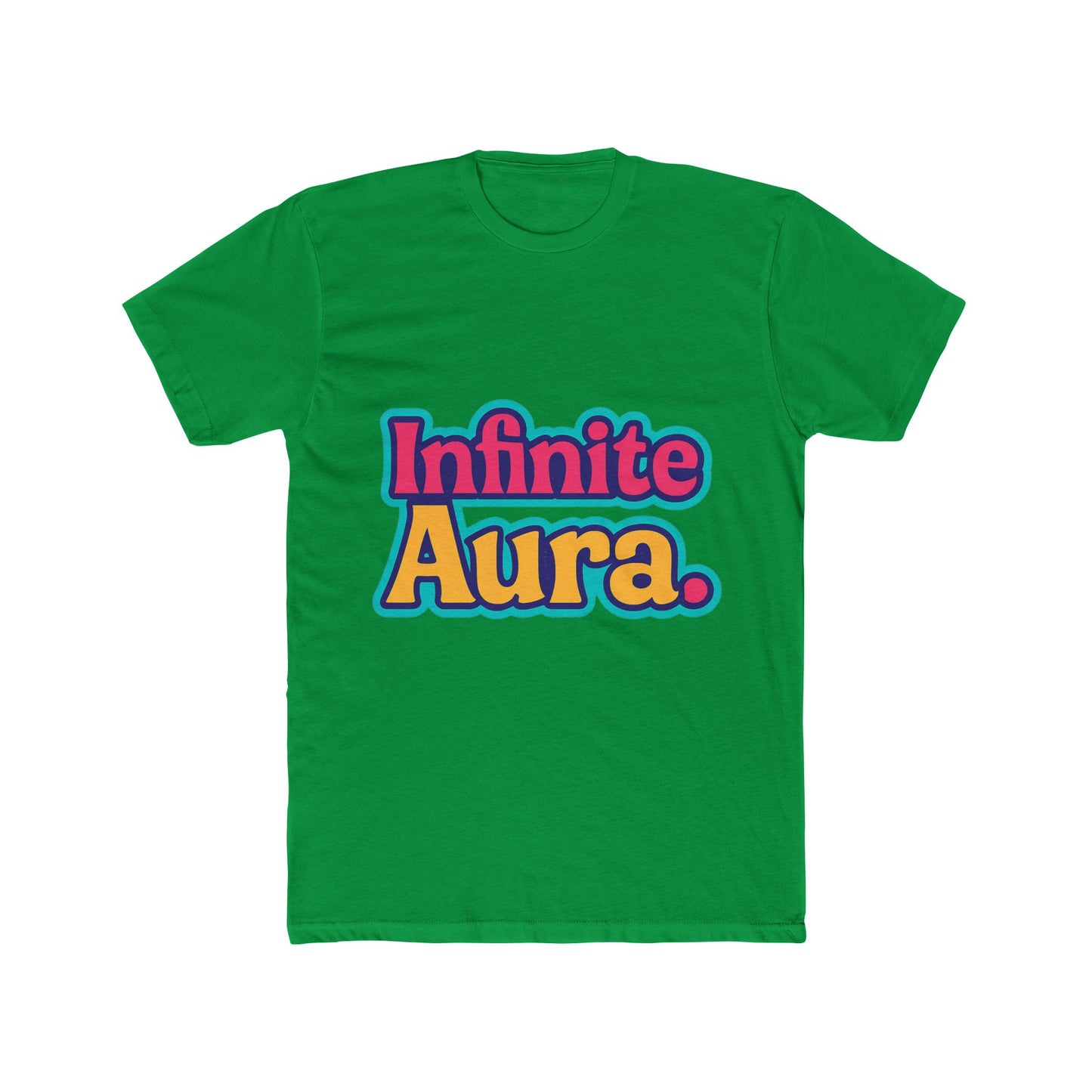 infinite aura unisex t-shirt – aesthetic multicolor design, comfortable casual wear