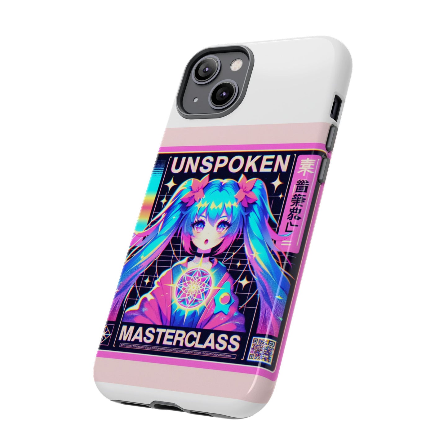unspoken riz masterclass protective phone case, 3d wrap design, durable shock absorption, uv protected, ideal gift for anime and comic fans, glossy or matte finish
