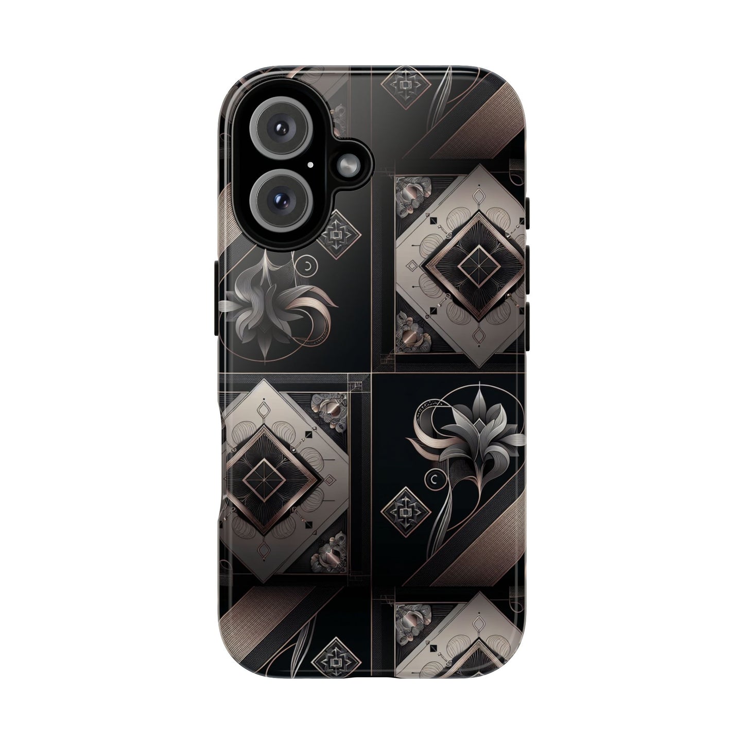 blackpattern image 4 vibrant 3d phone case for android and iphone with bold anime-inspired art, shockproof finish, compatible with iphone 13-16 pro max