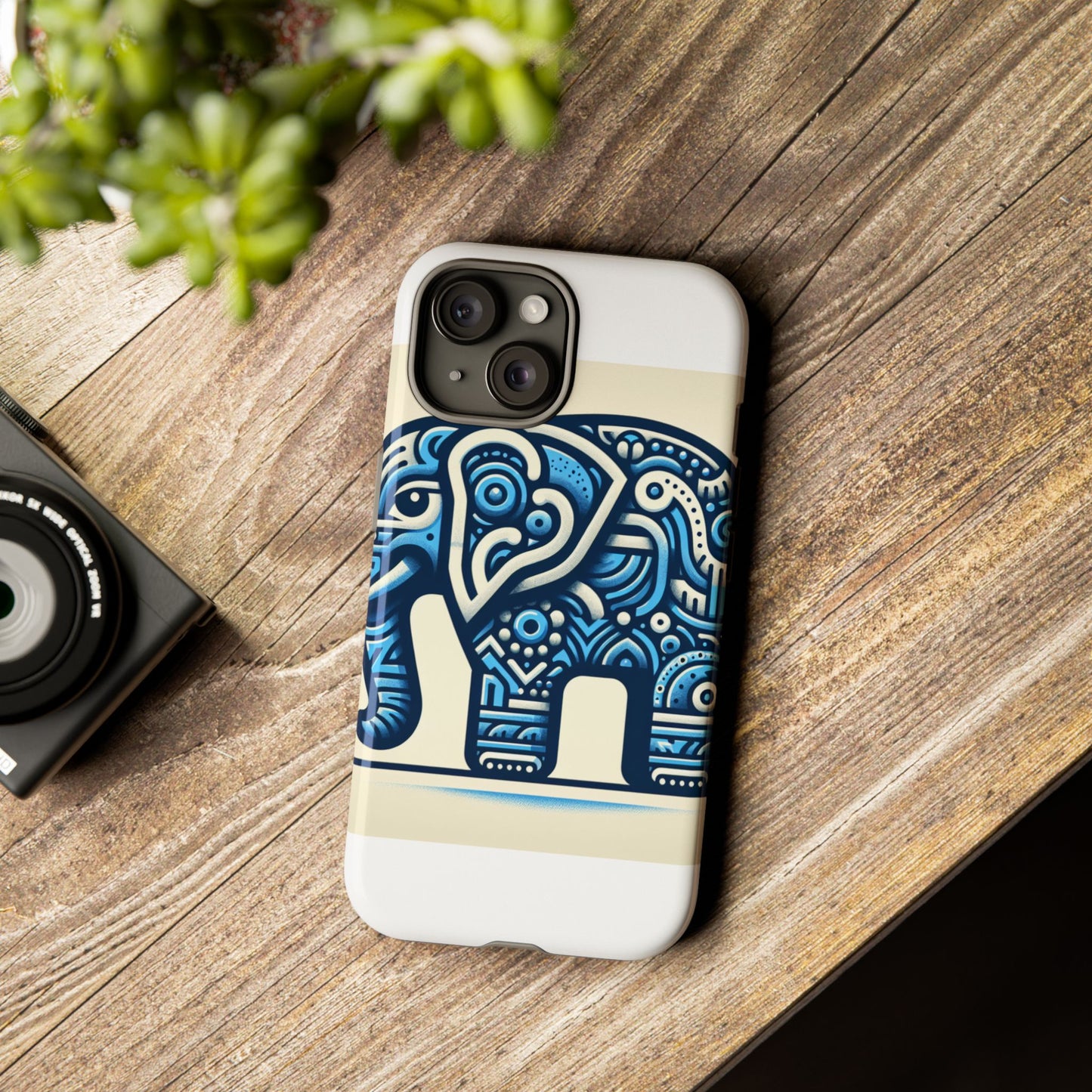 vibrant 3d elephant design phone case for stylish protection and unique aesthetic compatible with iphone 13, 14, 15 & 16 – all models including pro, pro max & plus