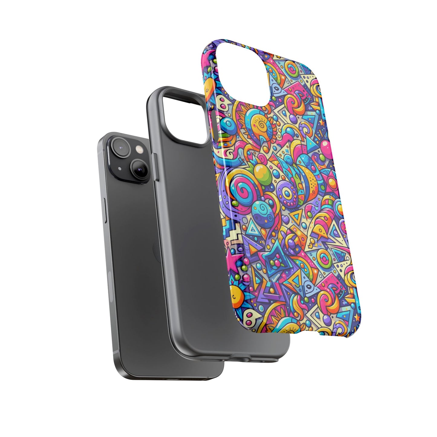 pattern image 7 vibrant protective phone case for anime and comic fans