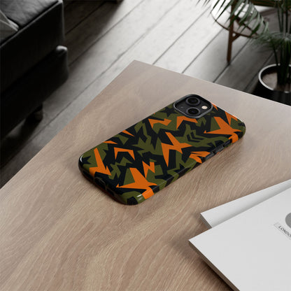 Military Camouflage 3D Wrap Protective Phone Case for Bold Expression and Unique Style Compatible with iPhone 13, 14, 15 & 16 – All Models Including Pro, Pro Max & Plus