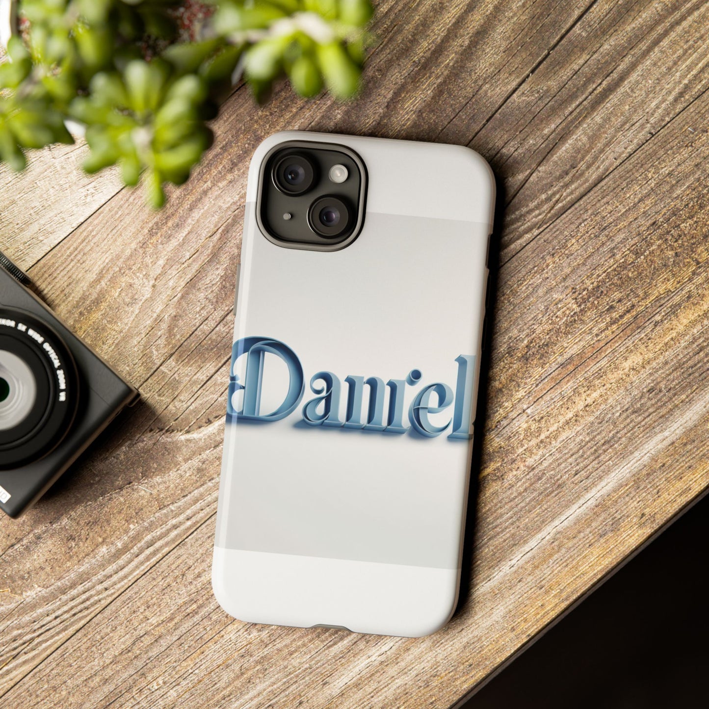 vibrant 3d wrap protective phone case in blue lettering stylish design for unique accessory lovers compatible with iphone 13, 14, 15 & 16 – all models including pro, pro max & plus