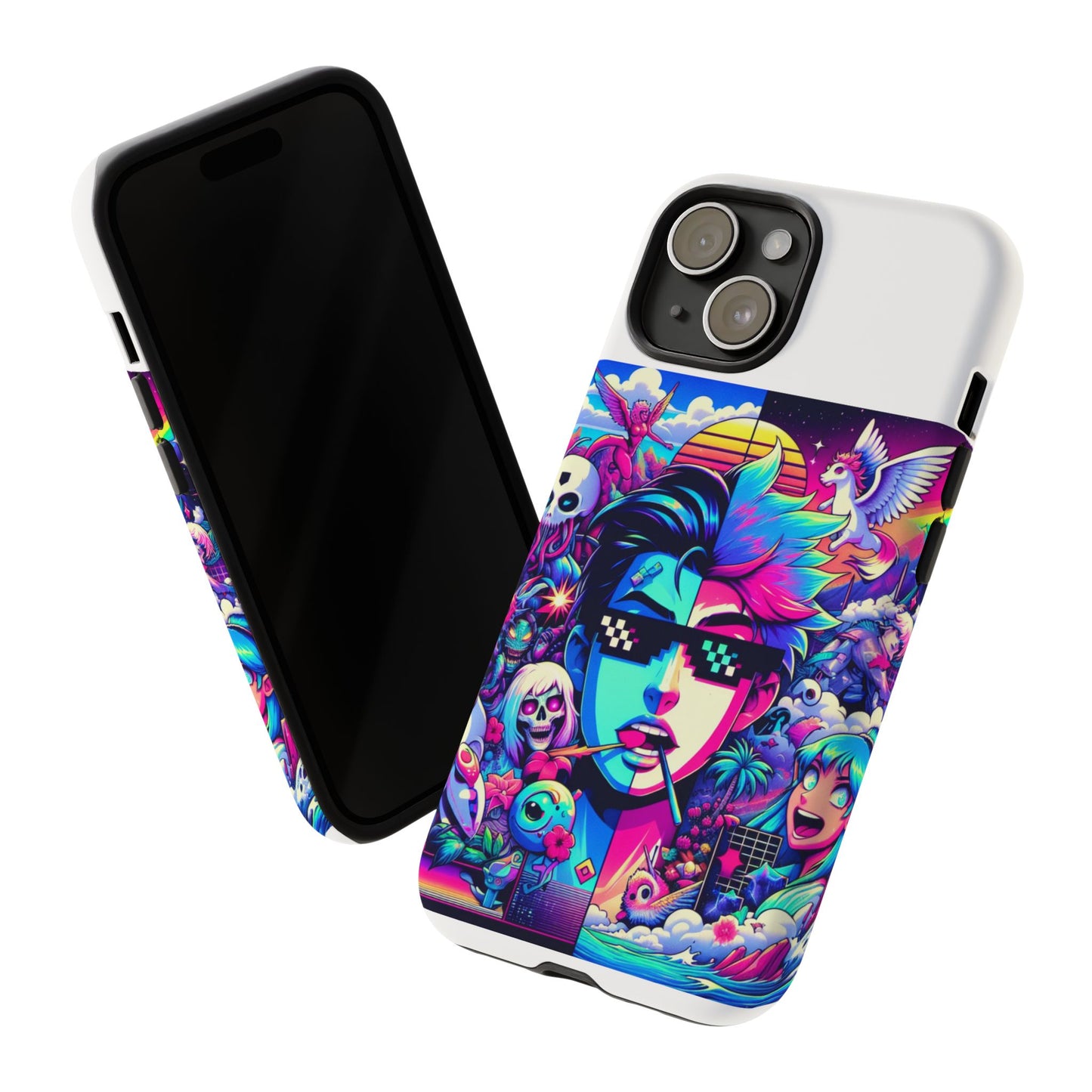 skibidi on sight protective phone case for anime lovers
