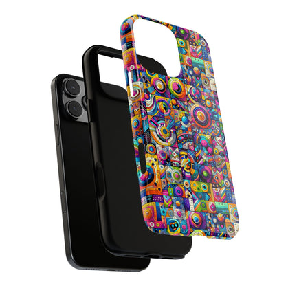 Pattern Image 3 Vibrant Shockproof Phone Case for Anime and Comic Fans - Stylish Protection and Colourful Art Finish – Compatible with iPhone 13, 14, 15 & 16 – all models including Pro, Pro Max & Plus