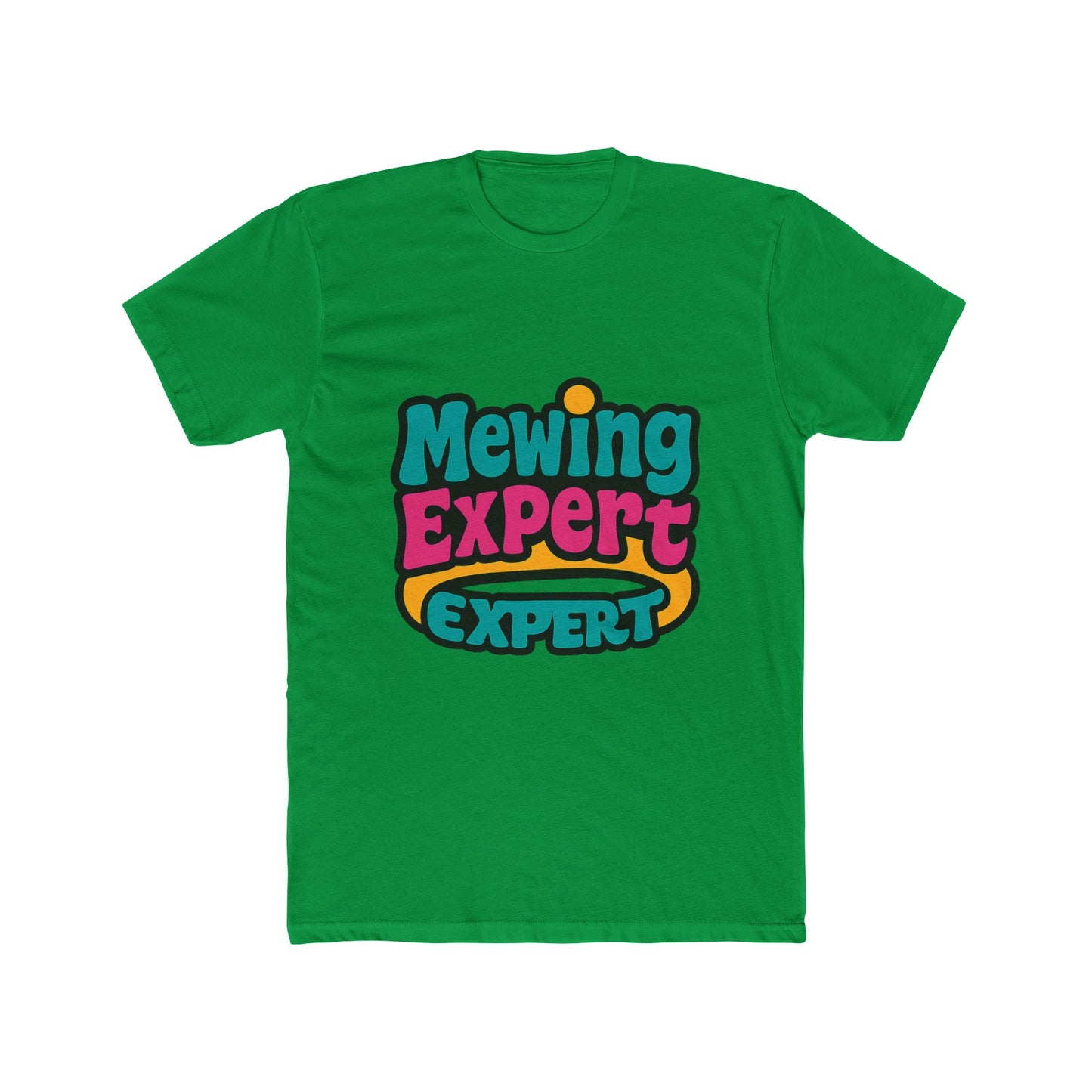 mewing expert unisex t-shirt - alphabet design, multicolor, casual wear, comfortable tee for men and women, stylish and trendy clothing, perfect gift idea, premium quality