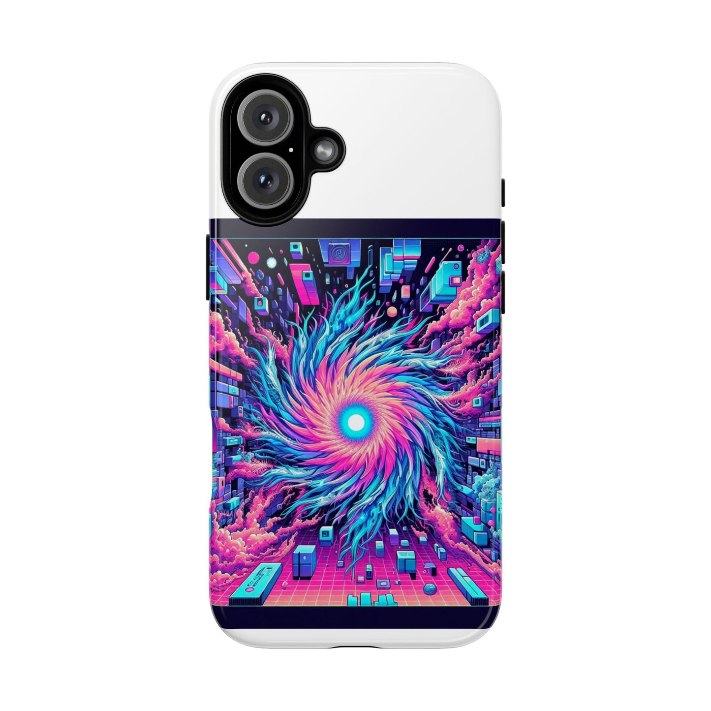grass level 9000 protective phone case with 3d wrap design, uv protected and shock absorbent, fun retro style for anime lovers, ideal gift for tech enthusiasts