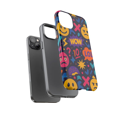 Vibrant 3D Emoji Phone Case with Fun Multicolour Design for Stylish Protection Compatible with iPhone 13, 14, 15 & 16 – All Models Including Pro, Pro Max & Plus