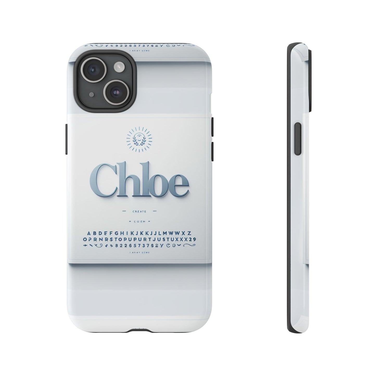 chloe blue phone case with 3d wrap design for iphone and android - shockproof protective cover with vivid anime and comic inspired artwork for style and safety