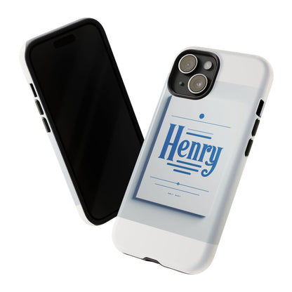 Stylish Blue Typographic Phone Case for Men and Women, Durable Protection, Unique Design, Compatible with iPhone 13, 14, 15 & 16 – all models including Pro, Pro Max & Plus