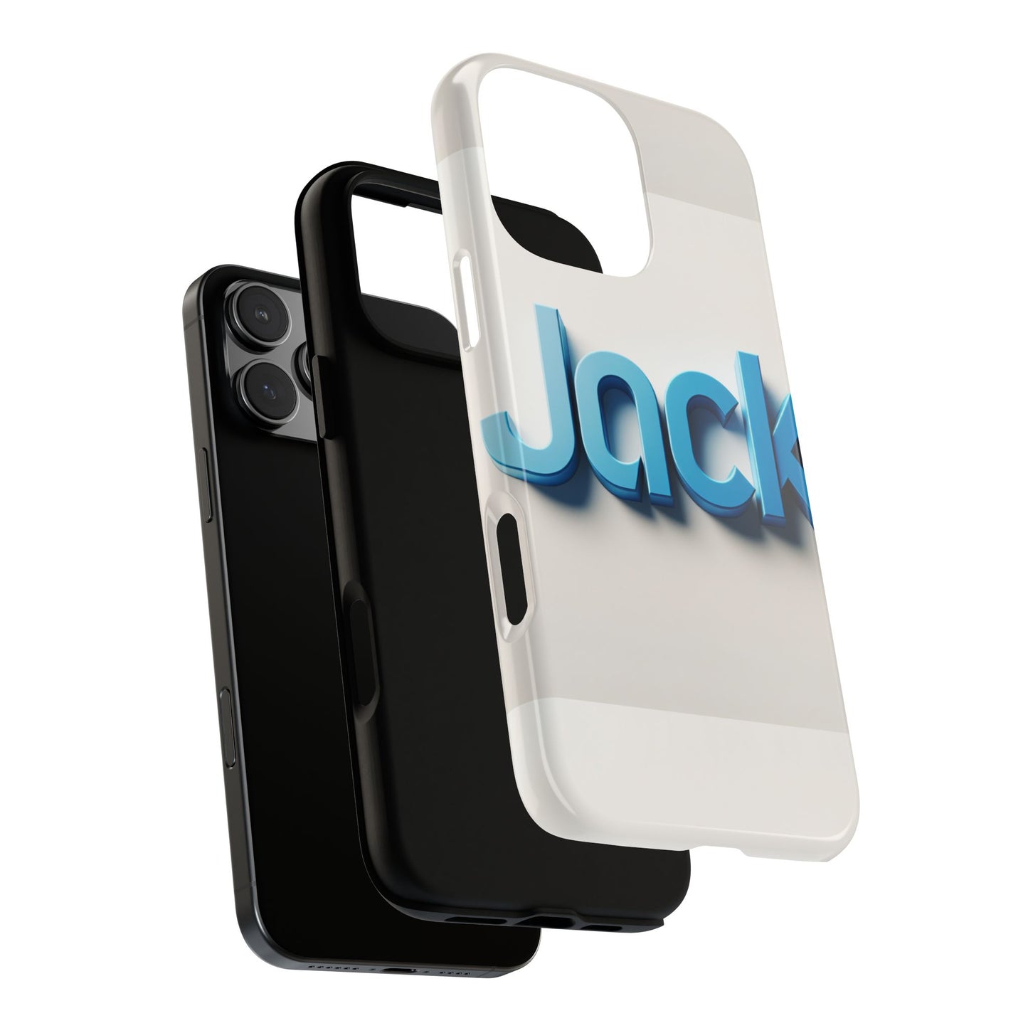 name jack blue anime comic style 3d wrap protective phone case for men women shock absorption durable tpu cover