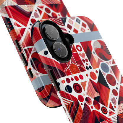 Pattern Image 8 Vibrant Shockproof Phone Case for Kids and Teens with Abstract Geometric Design Compatible with iPhone 13, 14, 15 & 16 – all models including Pro, Pro Max & Plus