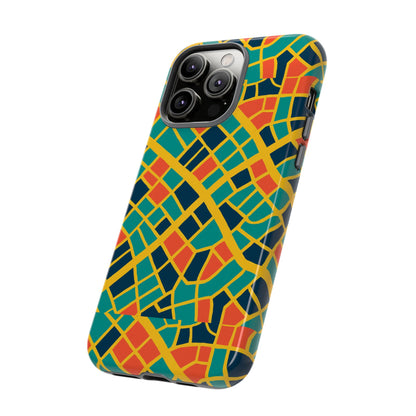 Multicolour Geometric 3D Wrap Protective Phone Case Stylish Accessory for Men and Women Vibrant Design Ideal for Unique Expression Compatible with iPhone 13, 14, 15 & 16 – all models including Pro, Pro Max & Plus