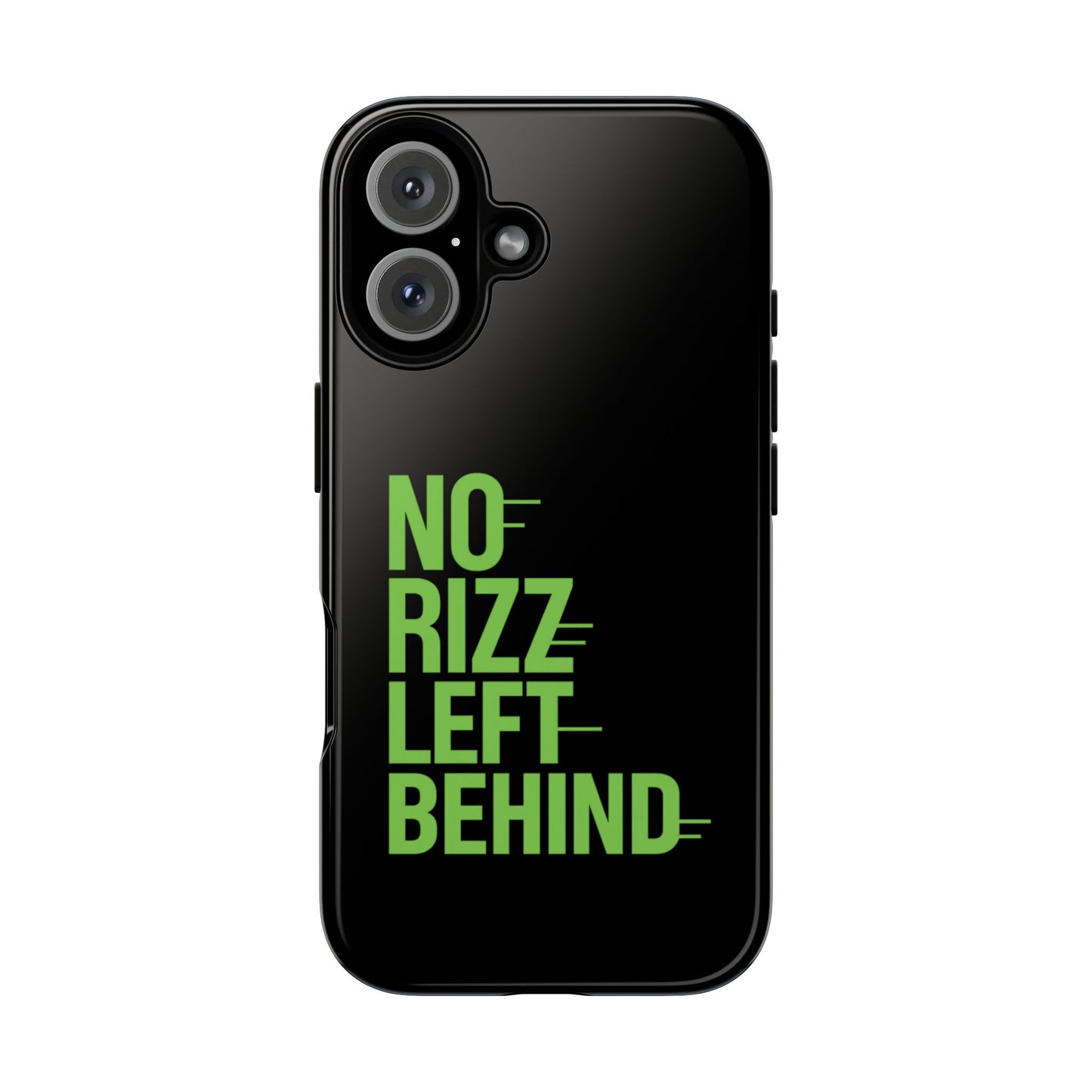 tough cases - no rizz left behind phone case for trendy protection
