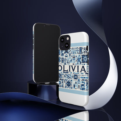 Vibrant 3D Wrap Protective Phone Case in Blue Floral Design for Stylish Protection Compatible with iPhone 13, 14, 15 & 16 – all models including Pro, Pro Max & Plus