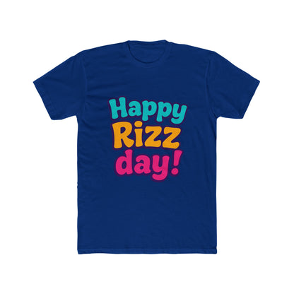 Happy Rizz Day Alphabet Multicolor Unisex T-Shirt – Vibrant Graphic Tee for Everyday Wear