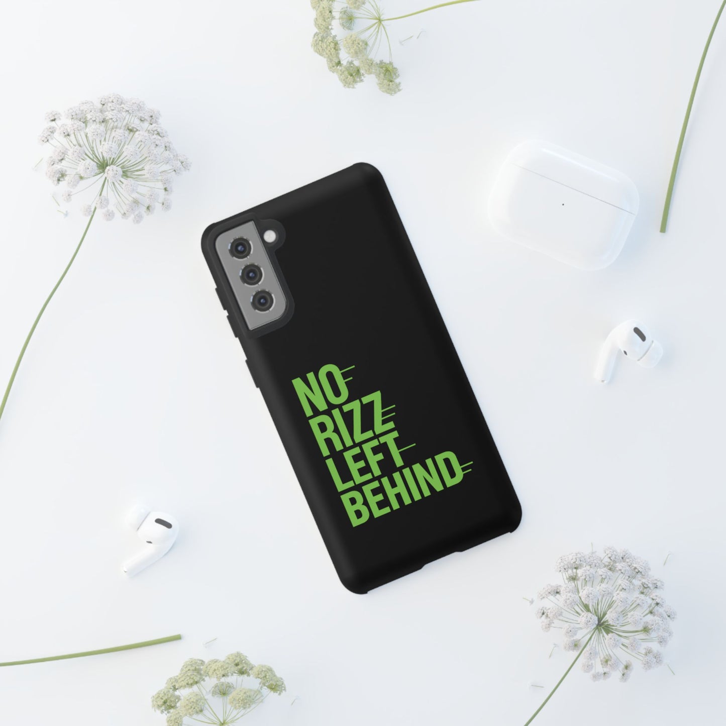 tough phone case - no rizz left behind for ultimate protection