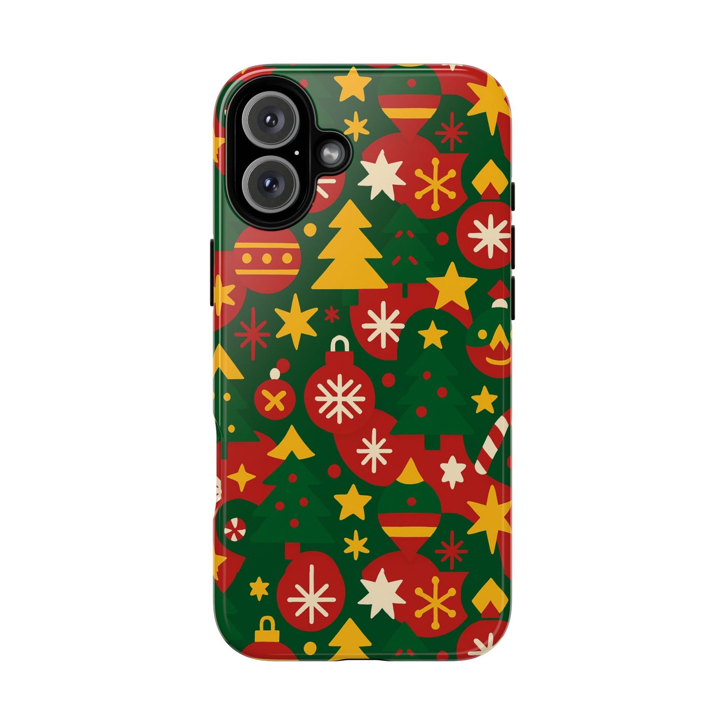 vibrant christmas phone case with festive 3d wrap design – colourful holiday protective cover compatible with iphone 13, 14, 15 & 16 – all models including pro, pro max & plus