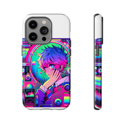 Touching Grass Weekly Vibrant Protective Phone Case for Smartphones, Retro Anime Design, Shock Absorbent TPU, UV Protected, Unique Gift for Tech Enthusiasts