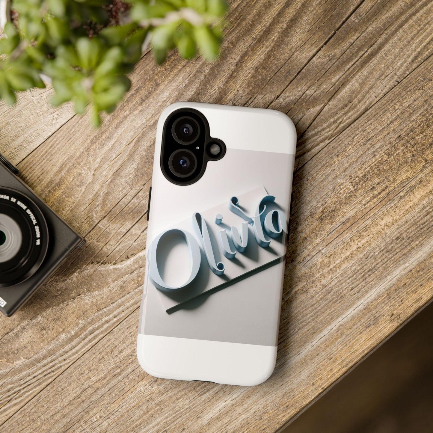 vibrant 3d blue name phone case for stylish protection – unique accessory for self-expression compatible with iphone 13, 14, 15 & 16 – all models including pro, pro max & plus