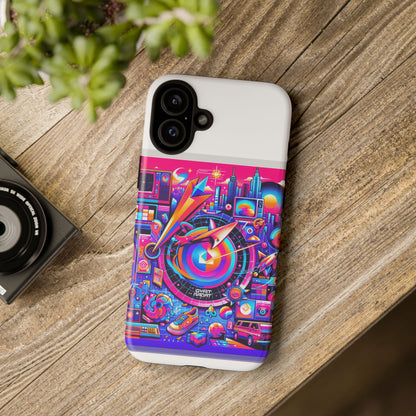 Gyatt Radar Online 3D Wrap Protective Phone Case for Smartphones, Retro Anime Design, Durable Shock Absorption, UV Protected, Glossy or Matte Finish