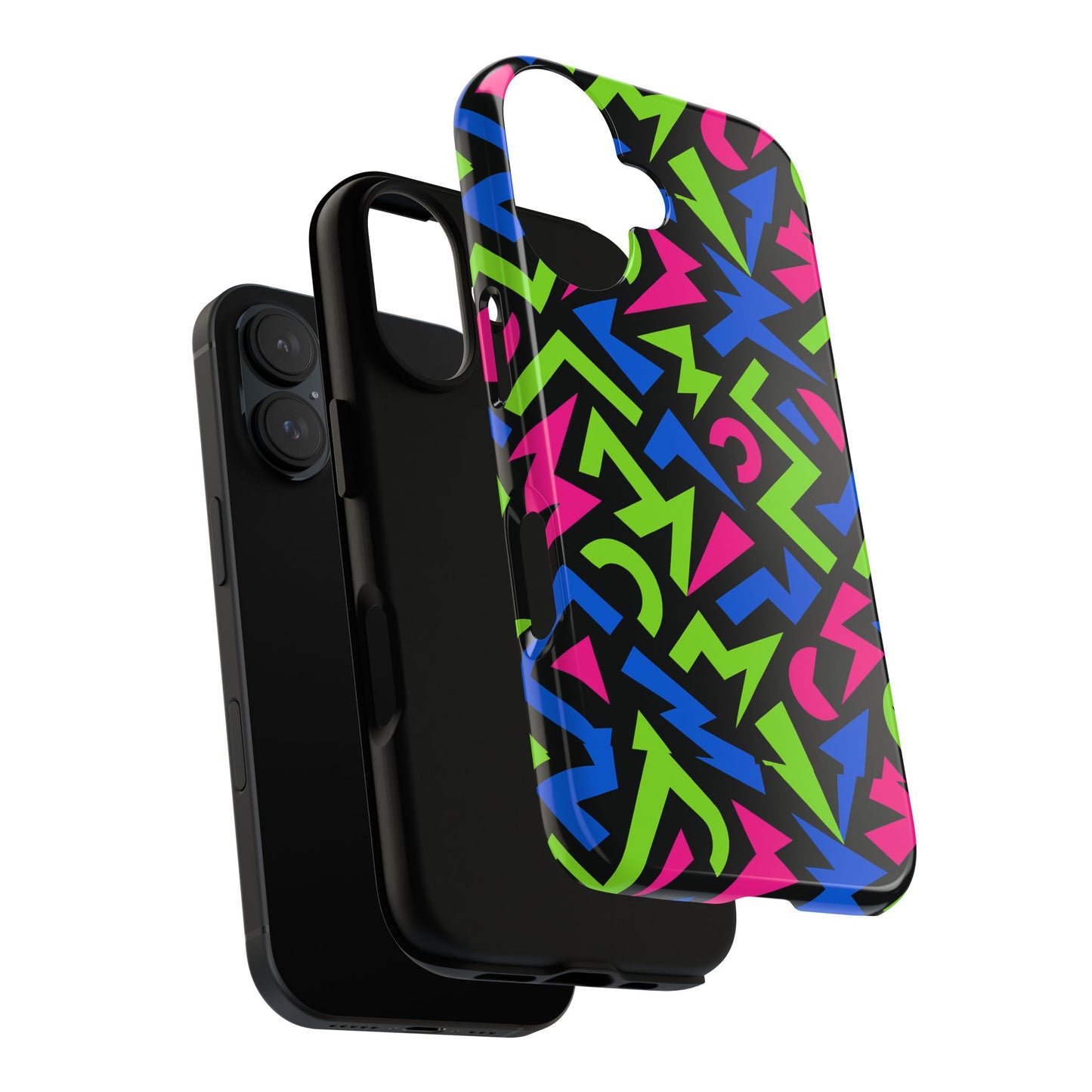 y2k multicolour 4 protective phone case with 3d design – stylish protection for unisex smartphones compatible with iphone 13, 14, 15 & 16 – all models including pro, pro max & plus