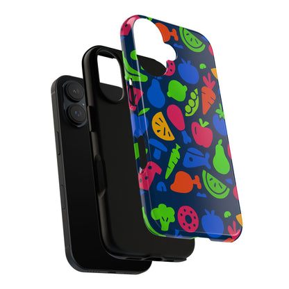 Vibrant 3D Fruit Pattern Protective Phone Case with Glossy Finish for Stylish Protection, Compatible with iPhone 13, 14, 15 & 16 – all models including Pro, Pro Max & Plus