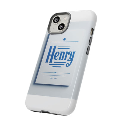 Stylish Blue Typographic Phone Case for Men and Women, Durable Protection, Unique Design, Compatible with iPhone 13, 14, 15 & 16 – all models including Pro, Pro Max & Plus