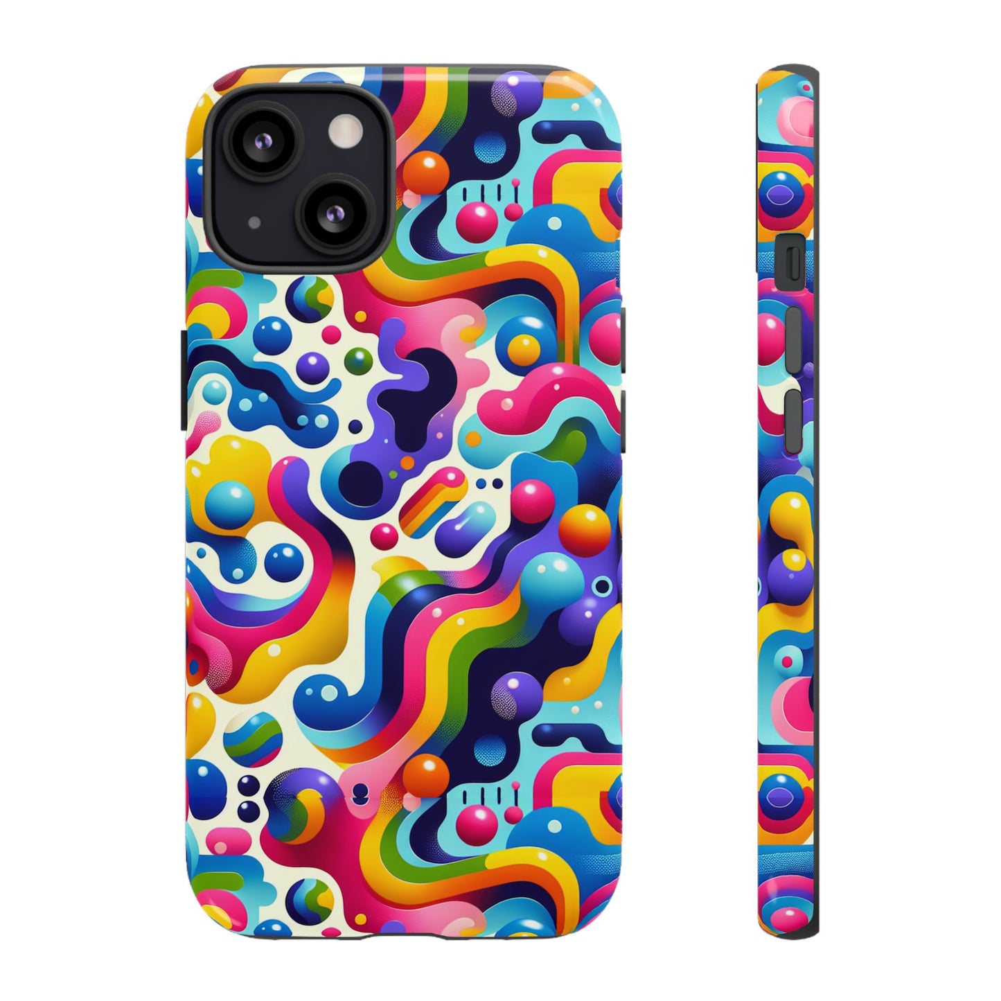 pattern image 8 vibrant shockproof phone case for anime and comic fans compatible with iphone 13, 14, 15 & 16 – all models including pro, pro max & plus