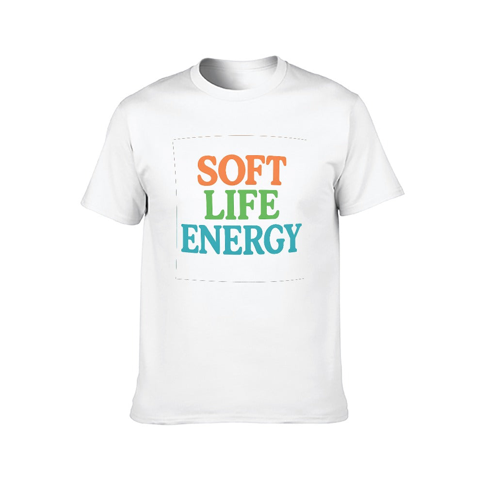 2025 men's short sleeve cotton t-shirt with double-sided printed graphic casual fit fun gift for men women unisex tee