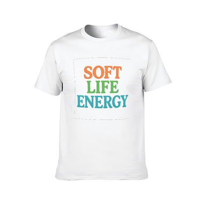 2025 Men's Short Sleeve Cotton T-Shirt with Double-Sided Printed Graphic Casual Fit Fun Gift for Men Women Unisex Tee
