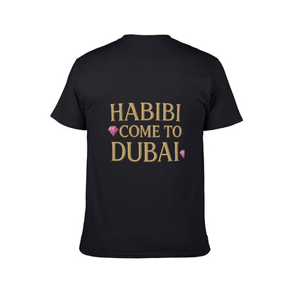 Men's 100% Cotton Short Sleeve T-Shirt with Unique Double-Sided Print, Comfortable Fit for Fitness and Leisure, Stylish Graphic Tee, Ideal Gift for Him, Casual Wear