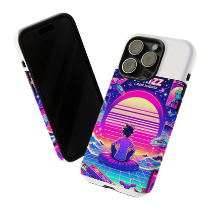 W Rizz L Sleep Schedule Protective Phone Case for Anime Lovers