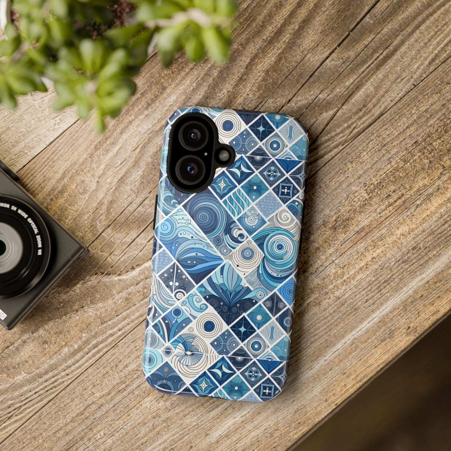 1 pattern image 1 vibrant shockproof phone case for anime and comic fans, retro art style, durable & uv protected, compatible with iphone 13-16 pro max plus