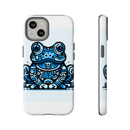 Vibrant 3D Blue Animal Print Protective Phone Case for Bold Individuals – Stylish Protection Compatible with iPhone 13, 14, 15 & 16 – All Models Including Pro, Pro Max & Plus