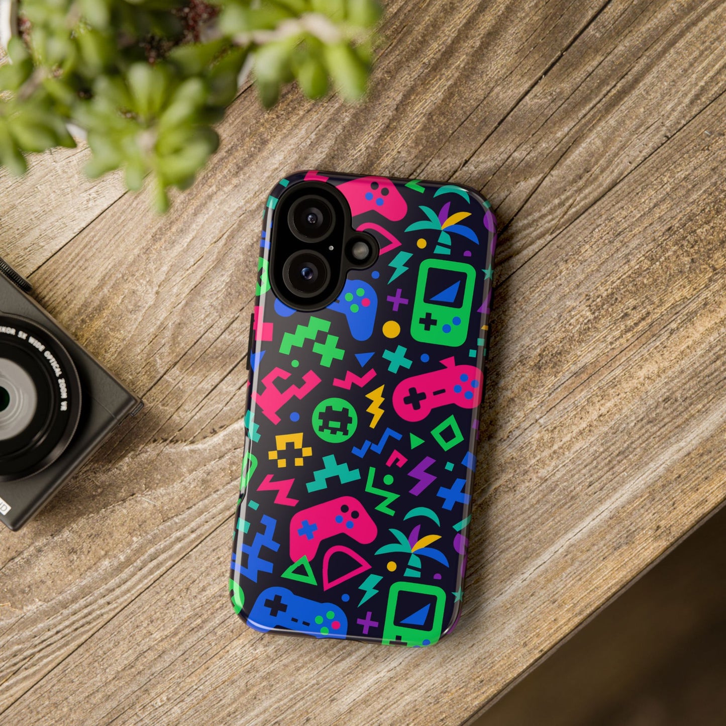 vibrant 3d gaming design protective phone case for creative expression and stylish protection, compatible with iphone 13, 14, 15 & 16 – all models including pro, pro max & plus