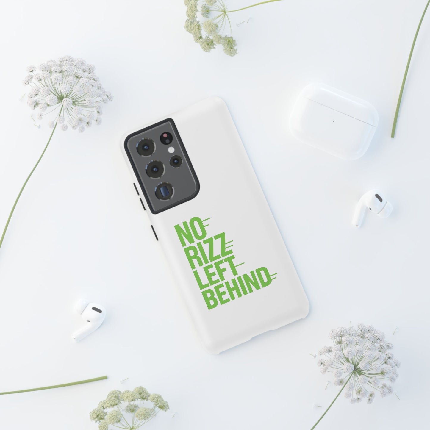 tough cases - no rizz left behind phone case for protection and style