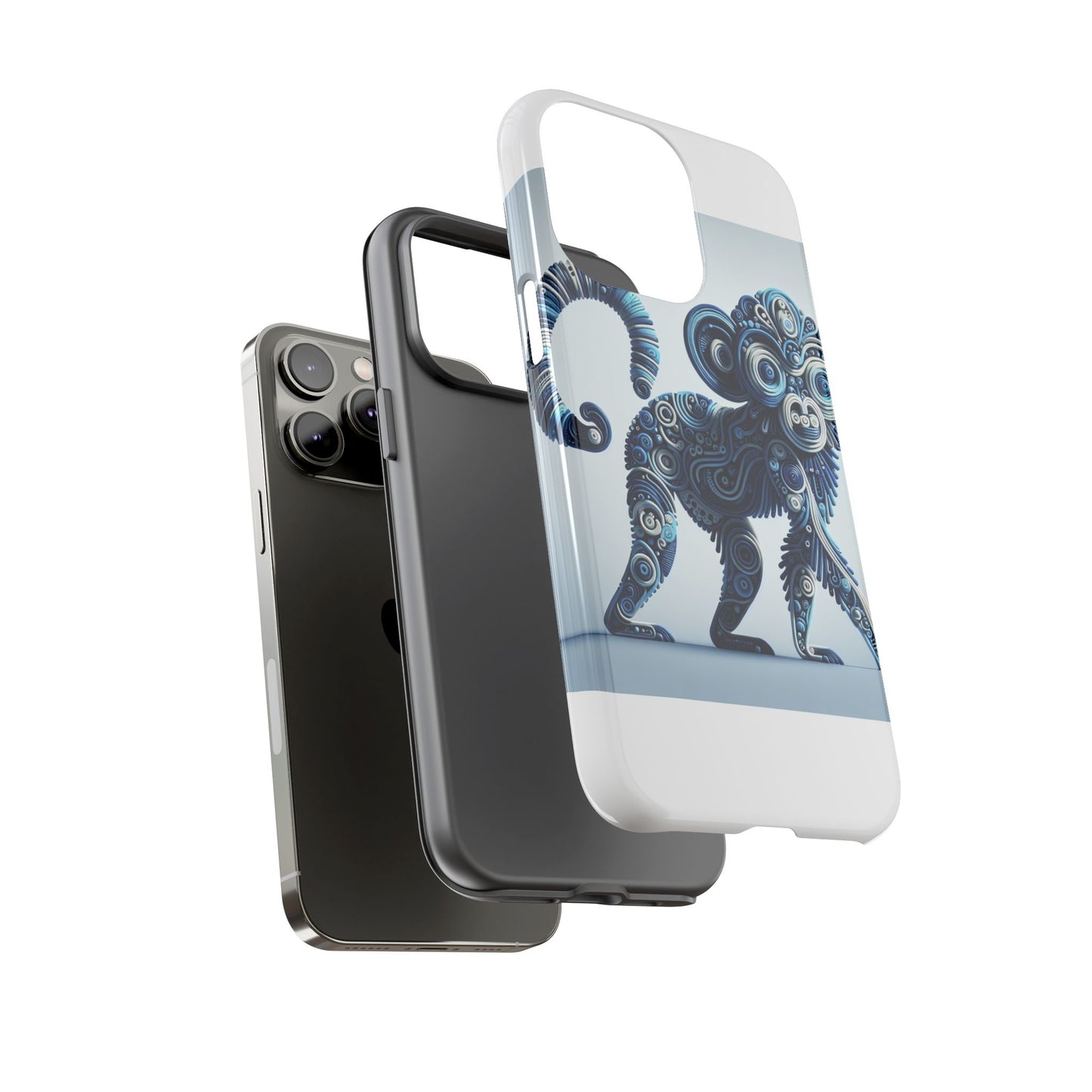 vibrant 3d wrap protective phone case with unique monkey design – stylish accessory for men and women compatible with iphone 13, 14, 15 & 16 – all models including pro, pro max & plus