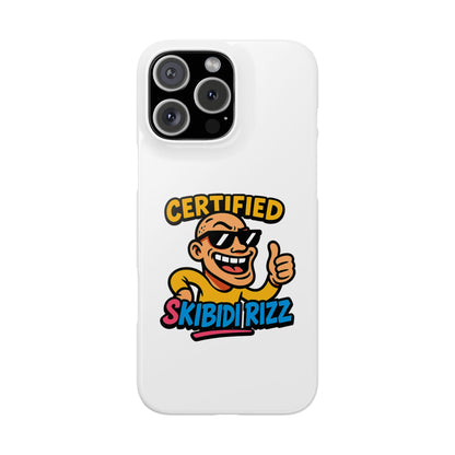 Certified Skibidi Rizz Snap Case - Fun and Trendy Phone Cover for Stylish Protection