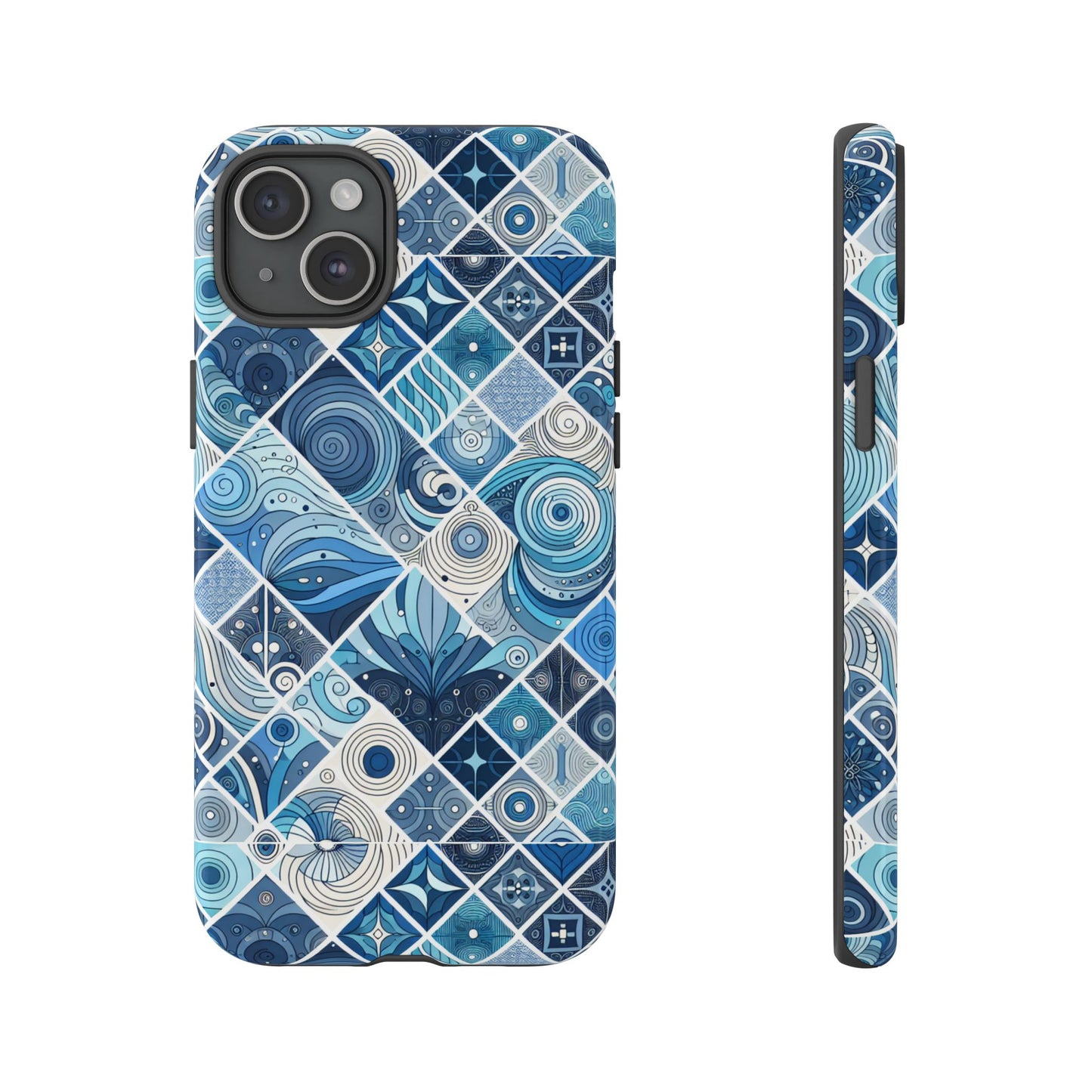 1 pattern image 1 vibrant shockproof phone case for anime and comic fans, retro art style, durable & uv protected, compatible with iphone 13-16 pro max plus
