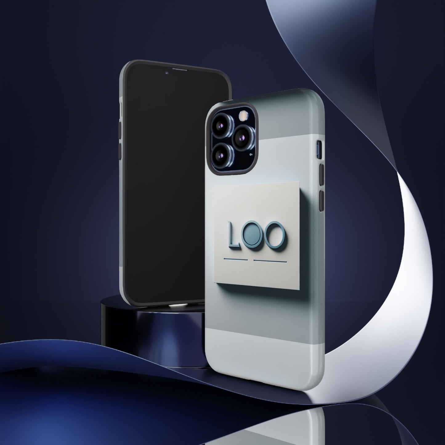 leo blue anime retro comic style shockproof phone case for men and women with vibrant 3d wrap design