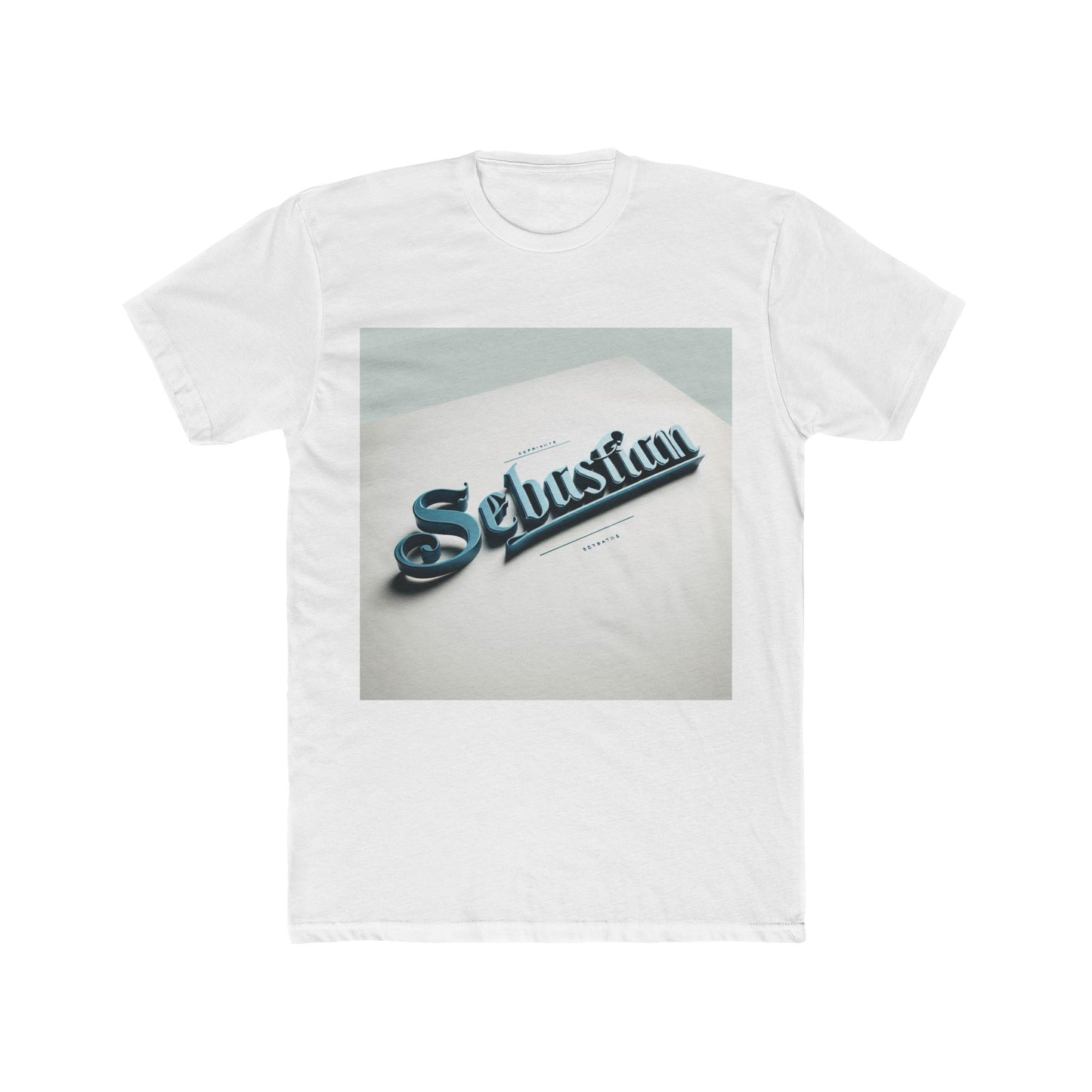 alphabet unisex t-shirt – stylish blue 50 design, casual wear for all ages, premium quality comfort, perfect unisex t-shirt