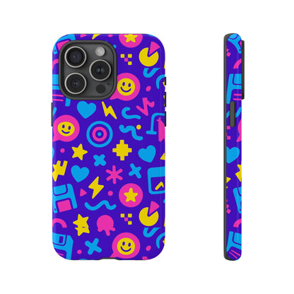 Multicolor Y2K Protective Phone Case with 3D Wrap Design – Fun and Playful Accessory Compatible with iPhone 13, 14, 15 & 16 – All Models Including Pro, Pro Max & Plus