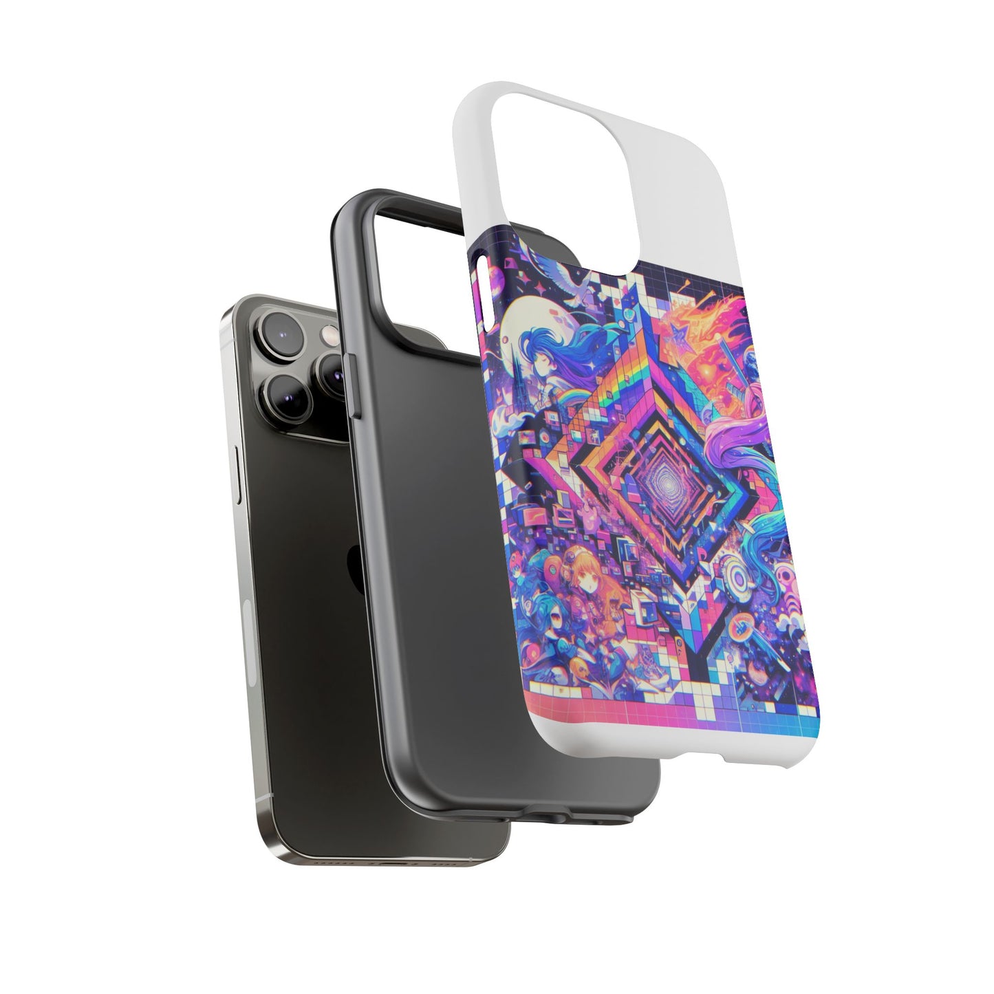 no cap just facts protective phone case for anime lovers